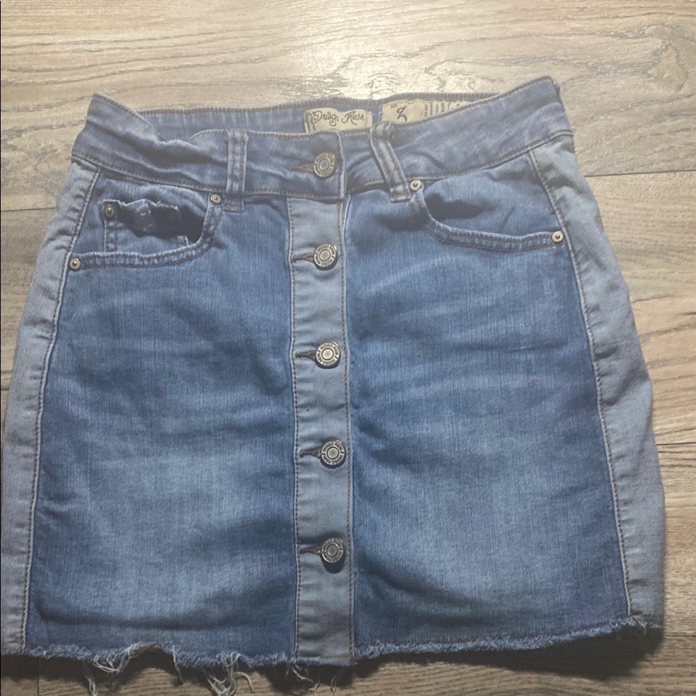 Blue Denim Skirt
